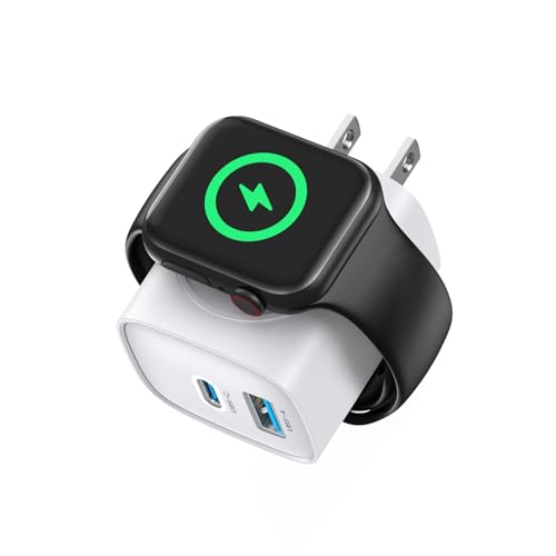TOPADRE PD 20W USB C Charger Block for Apple Watch, White - color: White-1pack