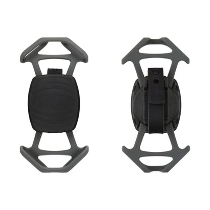 Nite Ize Wraptor Rotating Smartphone Bar Mount - Universal Cell Phone Holder for Bikes, Carts & Strollers - 360-Degree Rotation - Secure Hold on Rough Terrain - Handlebar & Stem Mount