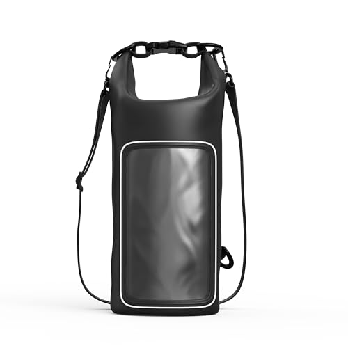 Drench 2L Waterproof Floating Phone Bag – IPX8 Dry Bag with Dual-Seal Protection, Touchscreen Window, Adjustable Strap & Roll-Top Closure – Waterproof Pouch for Boating, Kayaking & Beach Gear