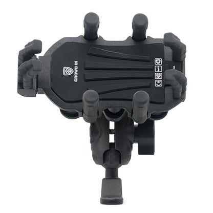Shkalacar Motorcycle Phone Holder with Vibration Dampener, 360° Adjustable Rotation, Anti-Theft Motorcycle Phone Mount Cellphone Holder, Cell Phone Holder Motorbike Mount