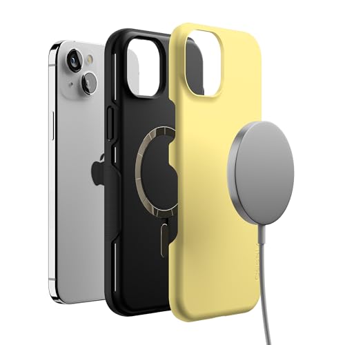 Casely iPhone 15 Plus Case | Butter Me Up | Butter Yellow | Bold Protective Design | Compatible with MagSafe - color: Butter Me Up | Butter Yellow