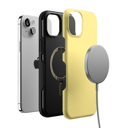 Casely iPhone 15 Plus Case | Butter Me Up | Butter Yellow | Bold Protective Design | Compatible with MagSafe - color: Butter Me Up | Butter Yellow