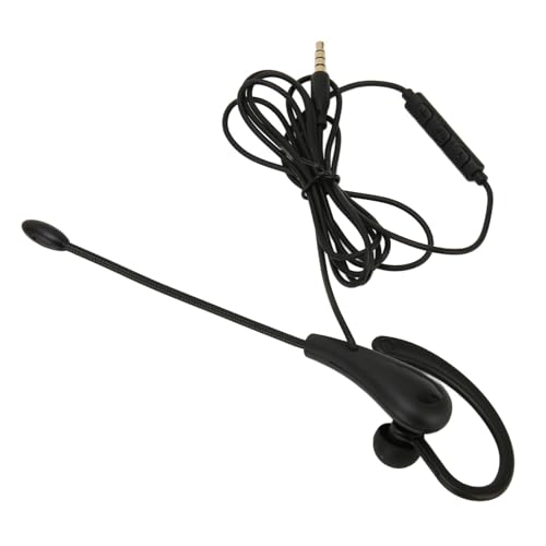 Single Ear Headset with Mic, Monaural Corded USB Headsets Headset with Microphone Headset with Microphone Call Center Headset for PC, OnEar Computer Laptop Headphones with Noise