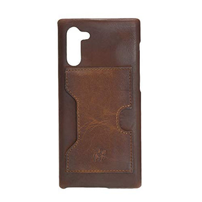 Venito Florence Leather Wallet Phone Case Compatible with Samsung Galaxy Note 10 - Extra Secure with RFID Blocking - Detachable Phone Wallet - Antique Brown - color: Antique Brown, size: Note10
