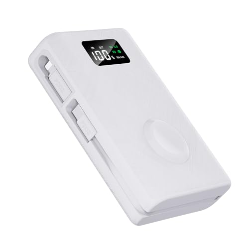 pzoz 20000mAh Portable Charger with Apple Watch Charger, 45W PD Power Bank