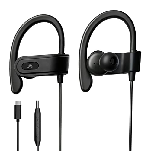 Avantree C171 - USB-C Wired Earbuds with Microphone & Volume Controls - color: Black, size: Standard, style: USB-C (Android & iPhone 15 & 16)