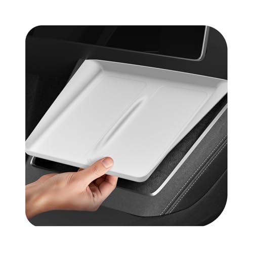 Spigen Wireless Charging Pad Cover for Tesla Model Y Juniper/YL - White - color: White