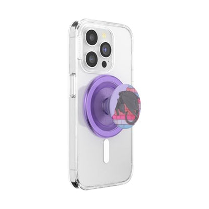 PopSockets Phone Grip for MagSafe, Magnetic Holder- Curled Up Reading - color: Curled Up With A Good Book, style: MagSafe