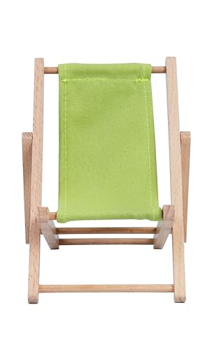 Foldable Wooden Cell Phone Stand, Phone Holder for Desk - color: Green