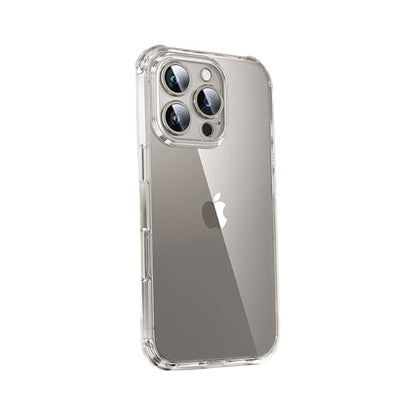 1PC Clear Soft TPU Silicone Case for iPhone 16 Pro Max | Clear Flexible Back Cover Made of Soft TPU/Silicone Rubber with Precise Rear Camera Cutouts - color: For iPhone 16 Pro Max