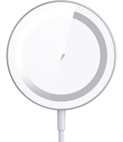 for Mag-Safe Charger, Magnetic Wireless Charger, Silver - color: Silver