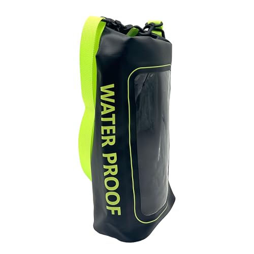 Nupouch Waterproof Cell Phone Sling Bag - Waterproof Phone Pouch Crossbody Dry Bag with Touchscreen Window for Travel, Beach, Boating, Hiking - Black - color: Black