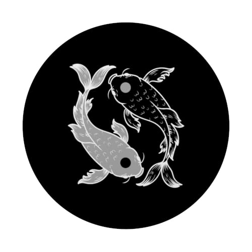 Pisces Yin and Yang Symbol PopSockets Adhesive PopGrip - style: Adhesive PopGrip