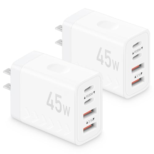 45W USB C Charger Block Multiport Adapter Fast Charging