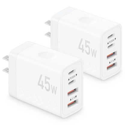 45W USB C Charger Block Multiport Adapter Fast Charging