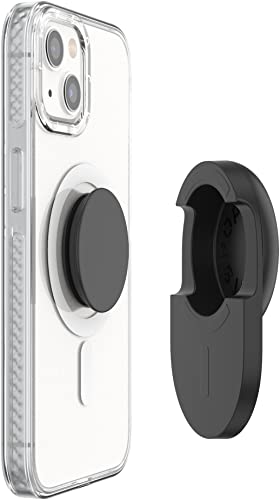 PopSockets Phone Mount for MagSafe, Stick-On Wall- Black - color: Black, style: MagSafe Mount
