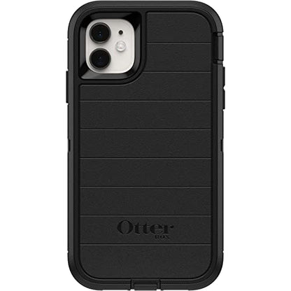 OtterBox Defender Series Screenless Edition Case for iPhone 11 (Only) - Holster Clip Included - Microbial Defense Protection - Retail Packaging - Black