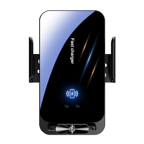 Magnetic Phone Holder Wireless Car Charger Phone Mount, Black