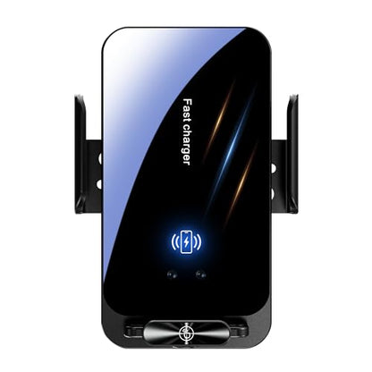 Magnetic Phone Holder Wireless Car Charger Phone Mount, Black