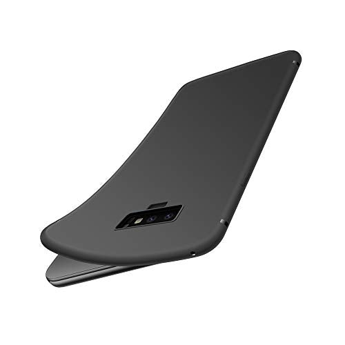 Galaxy Note 9 Phone Case,Slim Thin Soft Flexible TPU Rubber Gel Skin Silicone Lightweight Anti-Scratch Shockproof Protective Cases Cover for Samsung Galaxy Note 9,Matte Black - color: Black