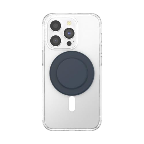 PopSockets Phone Grip for MagSafe, Magnetic Holder- Soft Touch Navy - color: Soft Touch Navy, style: MagSafe