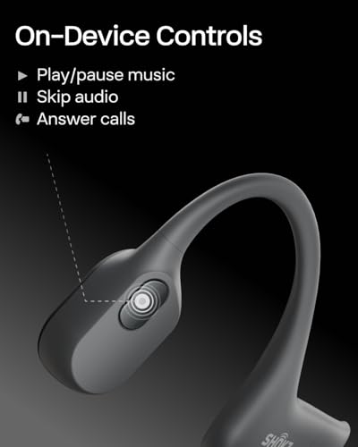 SHOKZ OpenRun Mini Bone Conduction Headphones, Black, USB-C Charging - color: Black, size: Mini Size+USB-C Charging