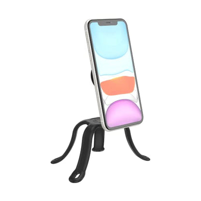 PopSockets Flexible Phone Mount & Stand- Black - color: Black