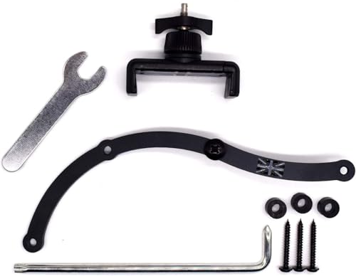 Behind Tachometer Mount Smart Phone GPS Mounting Design Phone Holder Kit for Mini Cooper R55 R56 R57 R60 R61(2008-2013seris) Union Jack (Gray) - color: Gray