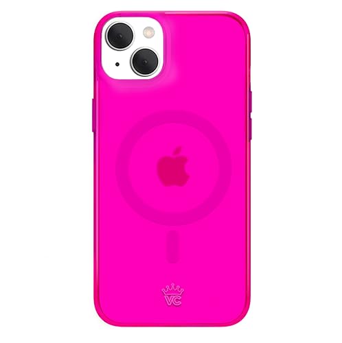 VELVET CAVIAR for iPhone 15 Case Neon Hot Pink - Compatible with MagSafe - 10ft Drop Tested - color: Neon Hot Pink, size: 15