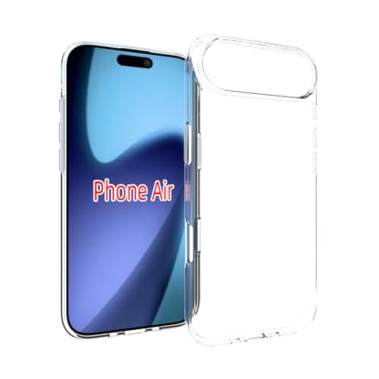 Senter Ultra Clear Soft TPU Phone Case for iPhone Air, Slim Thin Transparent Cover, Shockproof Anti-Yellow Anti-Fingerprint Heat Dissipation Protective Cell Phone Case