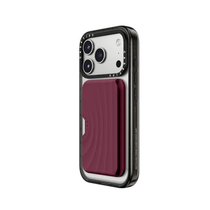CASETiFY Snappy Ripple Wallet [Campatible with Magsafe] - Mulberry - color: Mulberry