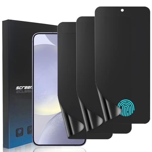 3 Pack Matte Privacy TPU Screen Protector for Samsung Galaxy S24+/S25+ - size: Samsung Galaxy S25+