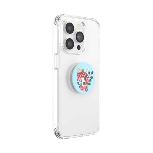PopSockets Adhesive Phone Grip, Holder, Phone Stand, Mushroom - Shroom Blooms - color: Shroom Blooms