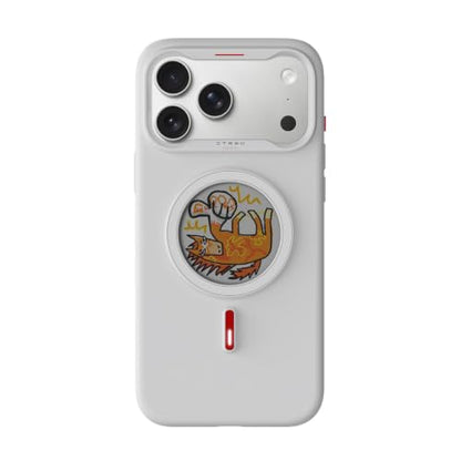 Instant Custom Case for iPhone 17 Pro Max (White) | Battery-Free E Ink Phone Case, Personalize Your Case with Photos & AI Creations, MagSafe Compatible - color: White, size: iPhone 17 Pro Max