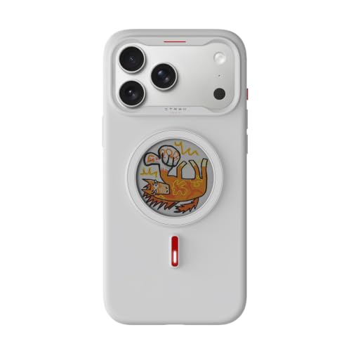 Instant Custom Case for iPhone 17 Pro Max (White) | Battery-Free E Ink Phone Case, Personalize Your Case with Photos & AI Creations, MagSafe Compatible - color: White, size: iPhone 17 Pro Max