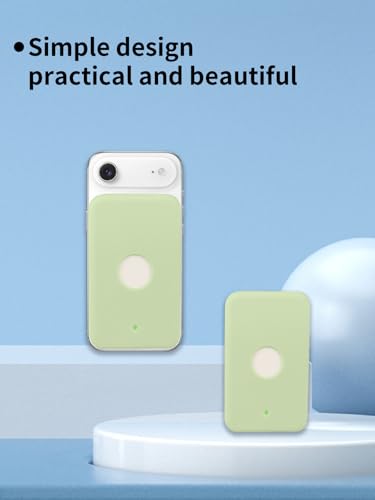 Compatible with Apple iPhone Air MagSafe Battery,UYRUREL Premium Silicone Shockproof Protection Ultra-Thin Design, Comfortable and Skin-Friendly,Matcha Green. - color: Matcha Green