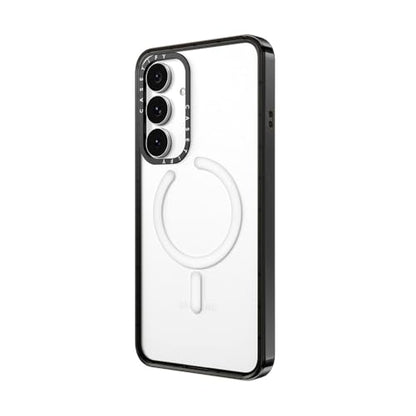 CASETiFY for Galaxy S25 FE Case - Impact Magnetic Clear Black | Wireless charging and MagSafe compatible | 8.2 ft. 4X Military Grade Drop Protection | Black - color: Clear Black, size: Galaxy S25 FE (6.7")