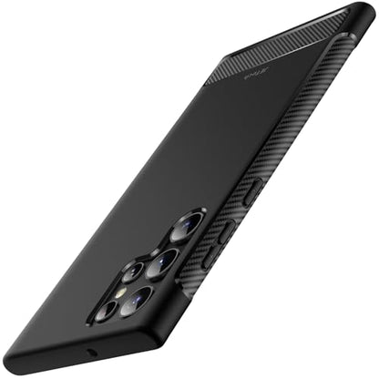 JETech Slim Case for Samsung Galaxy S22 Ultra, Black | Soft TPU Design, Matte Finish, Shockproof Protection
