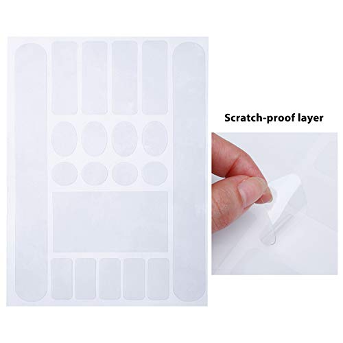Outus 3 Pieces Bicycle Chainstay Protector - color: Clear