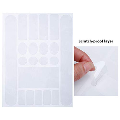Outus 3 Pieces Bicycle Chainstay Protector - color: Clear