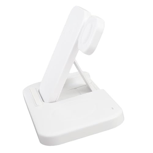 Foldable 4 in 1 Wireless Charging Station 15W, Phone Charger Stand for Desk with Watch & Earbuds Dock, Portable Fast Charger for Travel