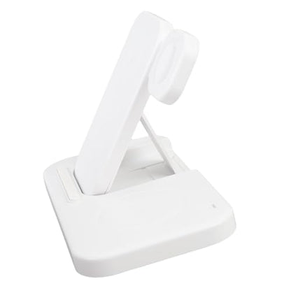 Foldable 4 in 1 Wireless Charging Station 15W, Phone Charger Stand for Desk with Watch & Earbuds Dock, Portable Fast Charger for Travel