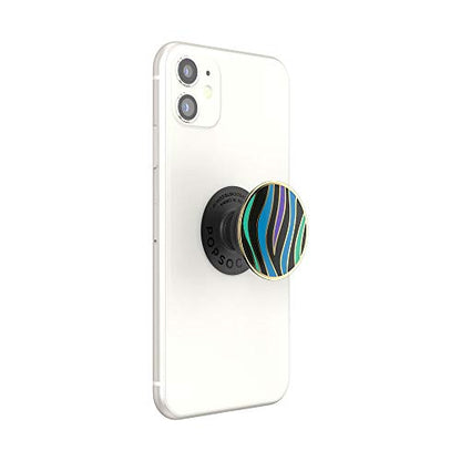 PopSockets Adhesive Phone Grip, Holder, Phone Stand, Enamel - Wild Stripe - color: Wild Stripe, style: Adhesive