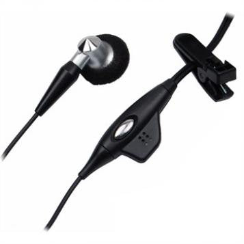 Headset Mono 3.5mm Hands-Free Earphone Single Earbud Headphone Earpiece w Mic Wired [Black] for AT&T Samsung Galaxy Express 3 - AT&T Samsung Galaxy Express Prime - AT&T Samsung Galaxy J3 (2016)