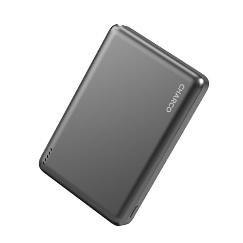 CHARCO Portable Charger for Magsafe Charging, Magnetic Power Bank 10000mAh | PD20W USB C Charging and 0.55'' Ultra Slim & Lightweight, Compatible with iPhone 17/16/15/14/13 Series,Travel Essential - size: 10000mAh
