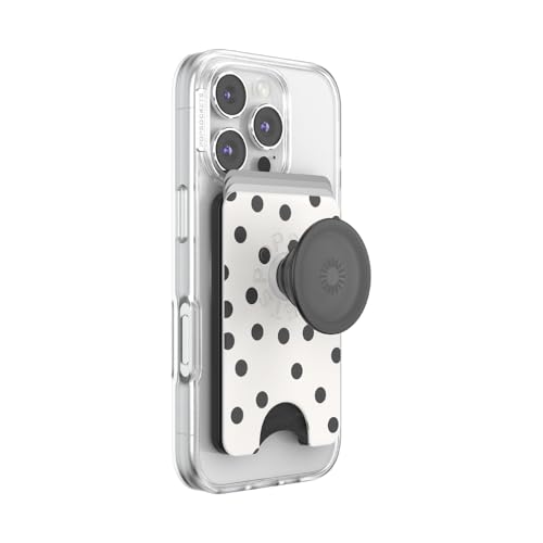 PopSockets Phone Wallet for MagSafe with Grip- Spotlight Dots - color: Spotlight Dots, style: MagSafe Wallet