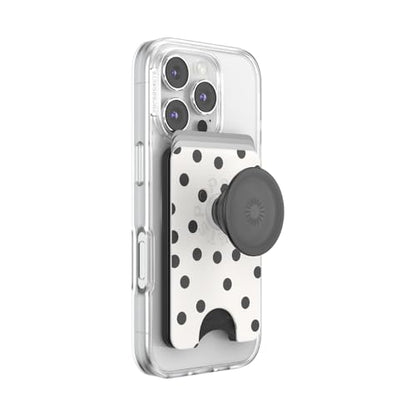 PopSockets Phone Wallet for MagSafe with Grip- Spotlight Dots - color: Spotlight Dots, style: MagSafe Wallet