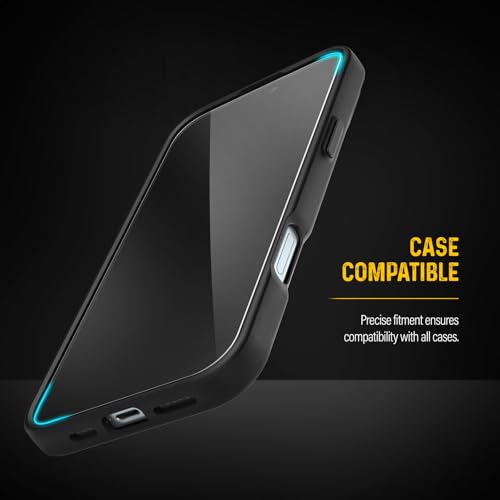 magglass Screen Protector for iPhone 16 Pro Max [Auto-Align] Tempered Glass with Easy-Install Alignment Guide Applicator Tool (UHD Crystal Clarity)