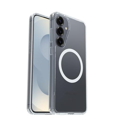 OtterBox Samsung Galaxy S25+ Symmetry Series Clear Magnet Case - Clear - Ultra-Thin, Sleek, Wireless Charging Compatible Phone Case - color: Clear, style: Samsung Galaxy S25+