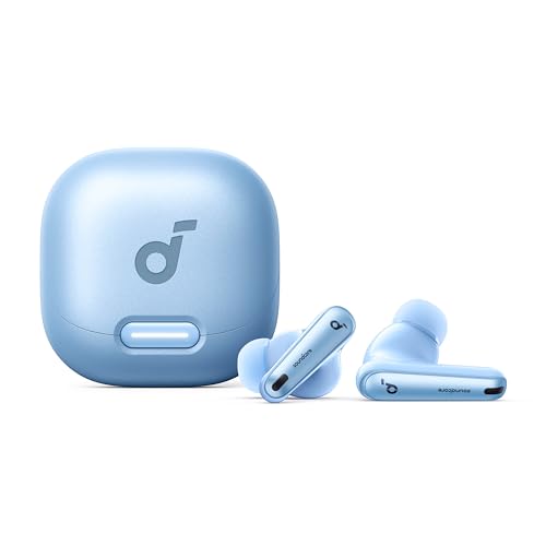 soundcore by Anker Liberty 4 NC Wireless Earbuds - color: Light Blue